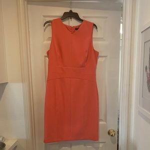 WHBM Orange Work Dress
